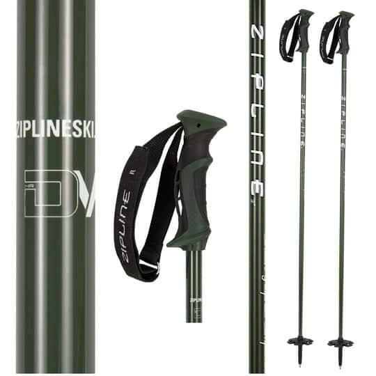 Garage Sale - Zipline Blurr 16.0 Graphite Composite Ski Poles - ZiplineSki