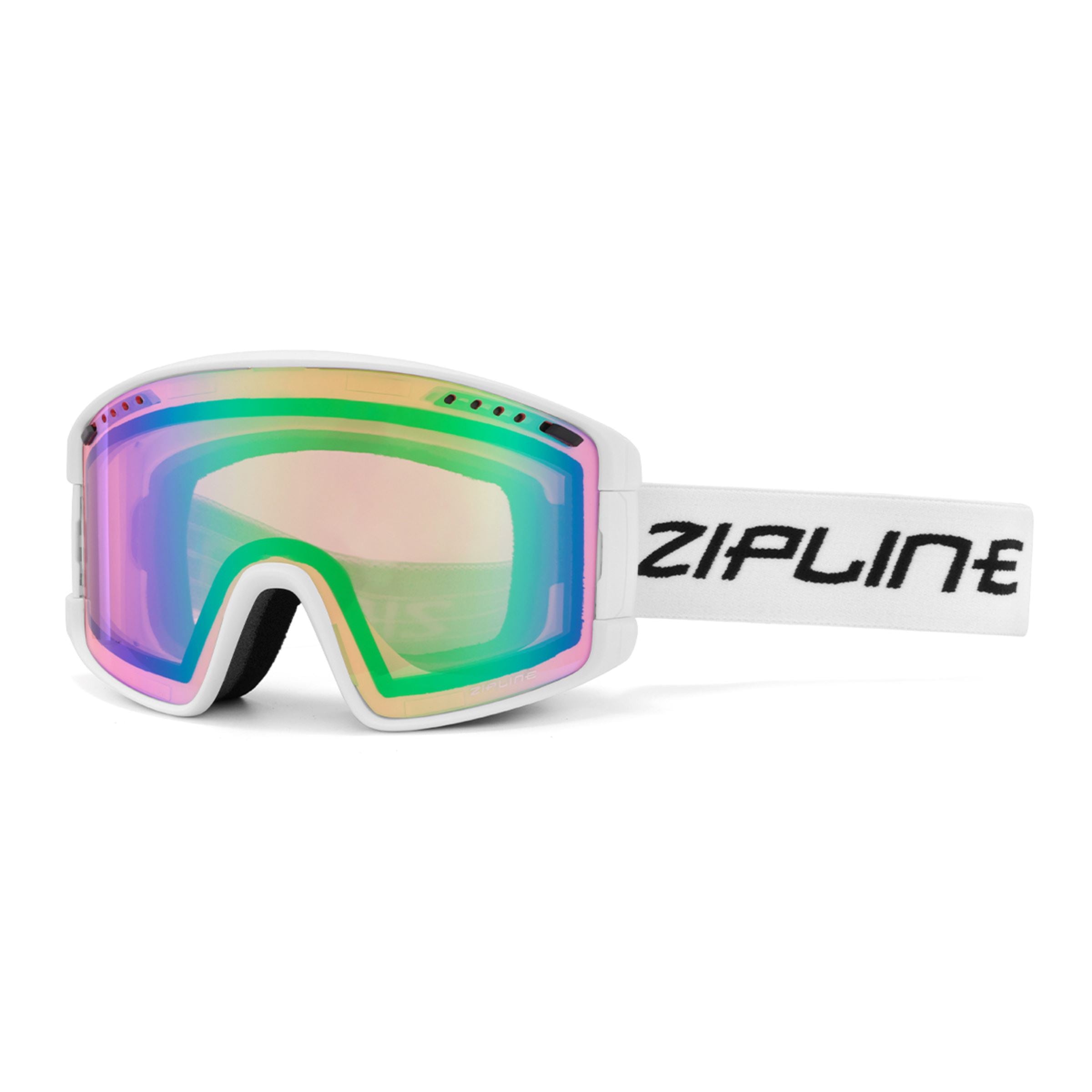 KLIK Goggles - Replacement Lenses Only ZiplineSki White Pink Paradise - Rose Lens 