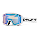 KLIK Goggles - Replacement Lenses Only ZiplineSki White Skyburst - Yellow Lens 