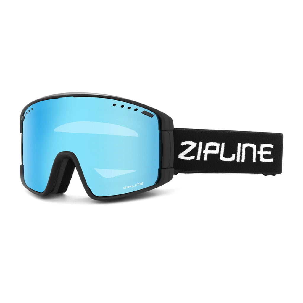 New Hybrid XT Goggles ZiplineSki Ice Blue - Gray Lens 