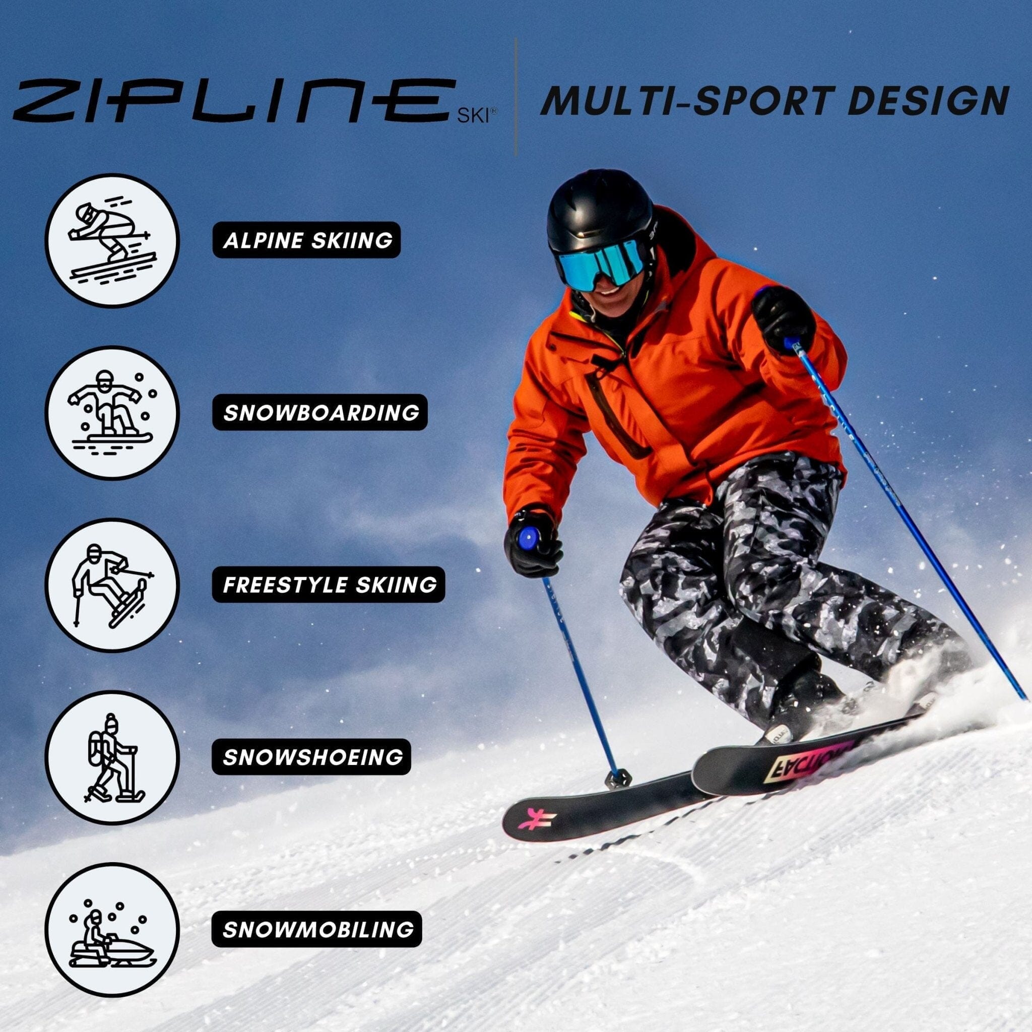 KLIK Goggles - Replacement Lenses Only ZiplineSki 