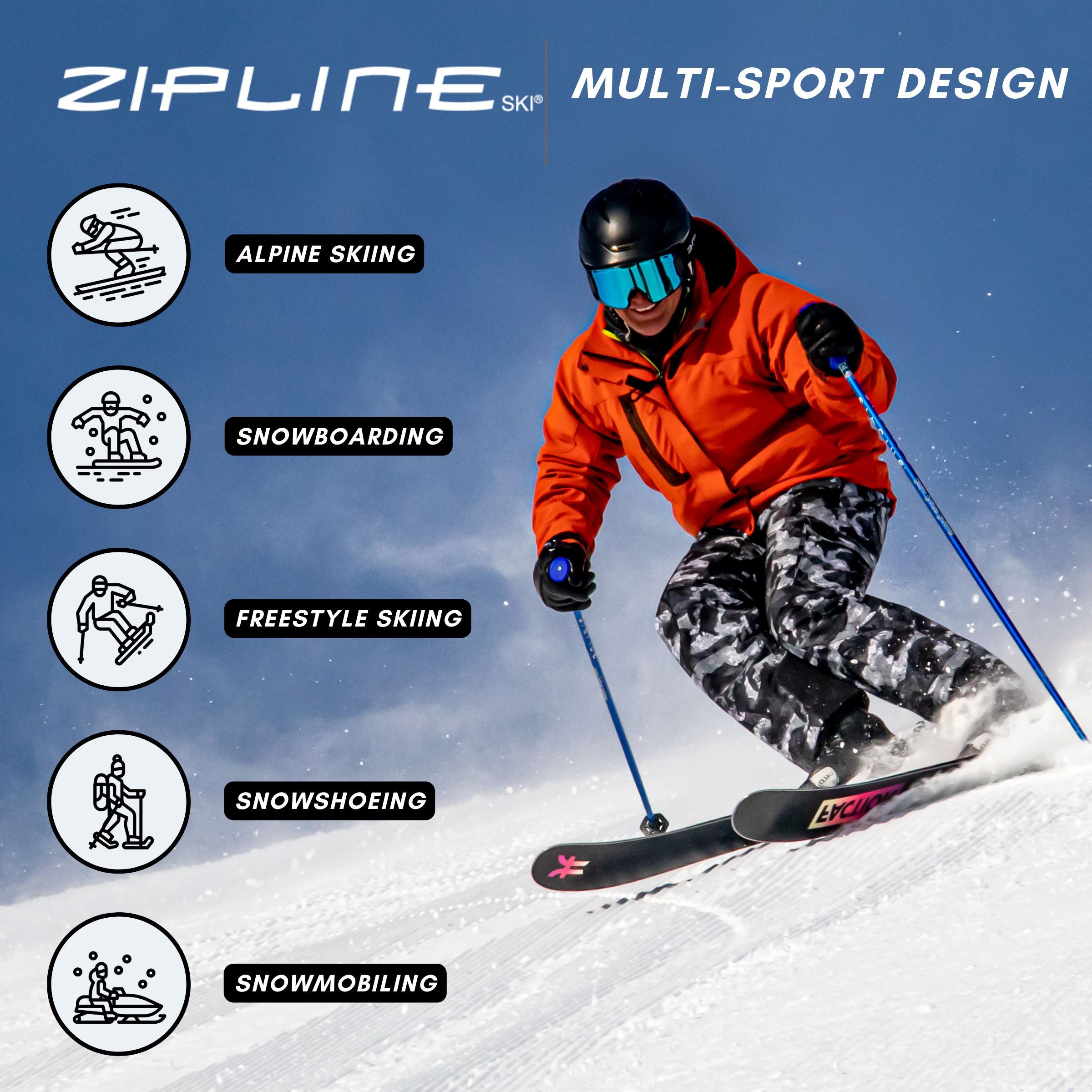 KLIK Goggles - Replacement Lenses Only ZiplineSki 