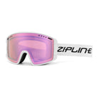 KLIK Goggles - Replacement Lenses Only ZiplineSki White Cherry Blossom - Rose Lens 