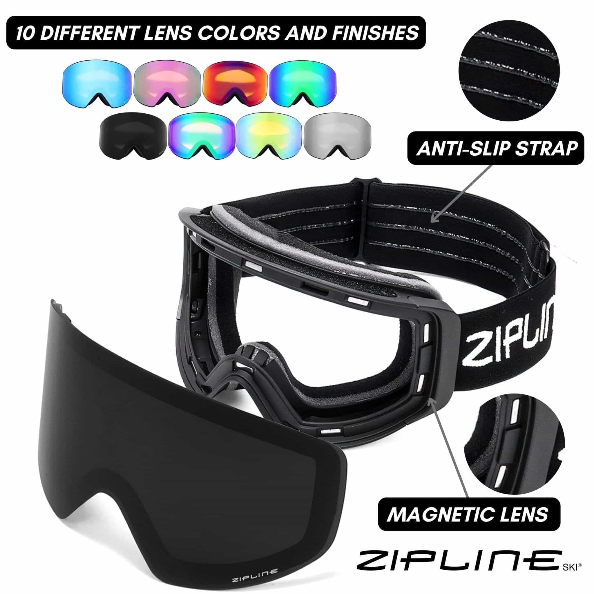 Podium XT Replacement Lens Only ZiplineSki 