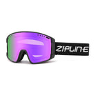 KLIK Goggles - Black Frame ZiplineSki Passion Fruit - Gray Lens 