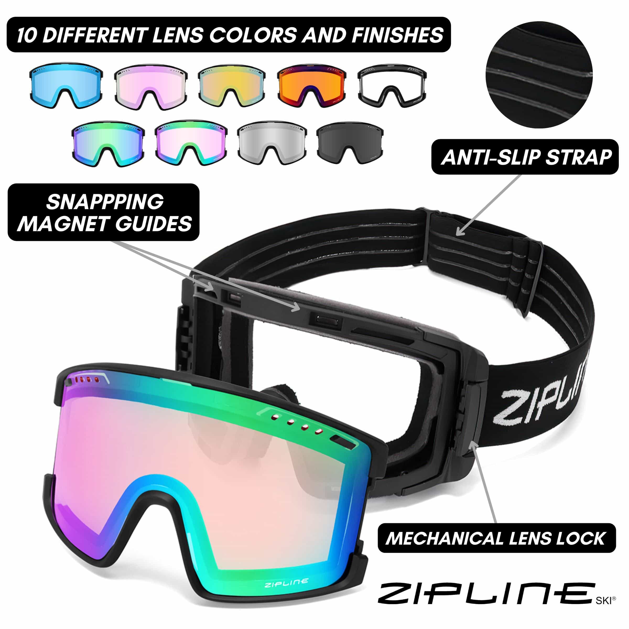 New Hybrid XT Goggles ZiplineSki 