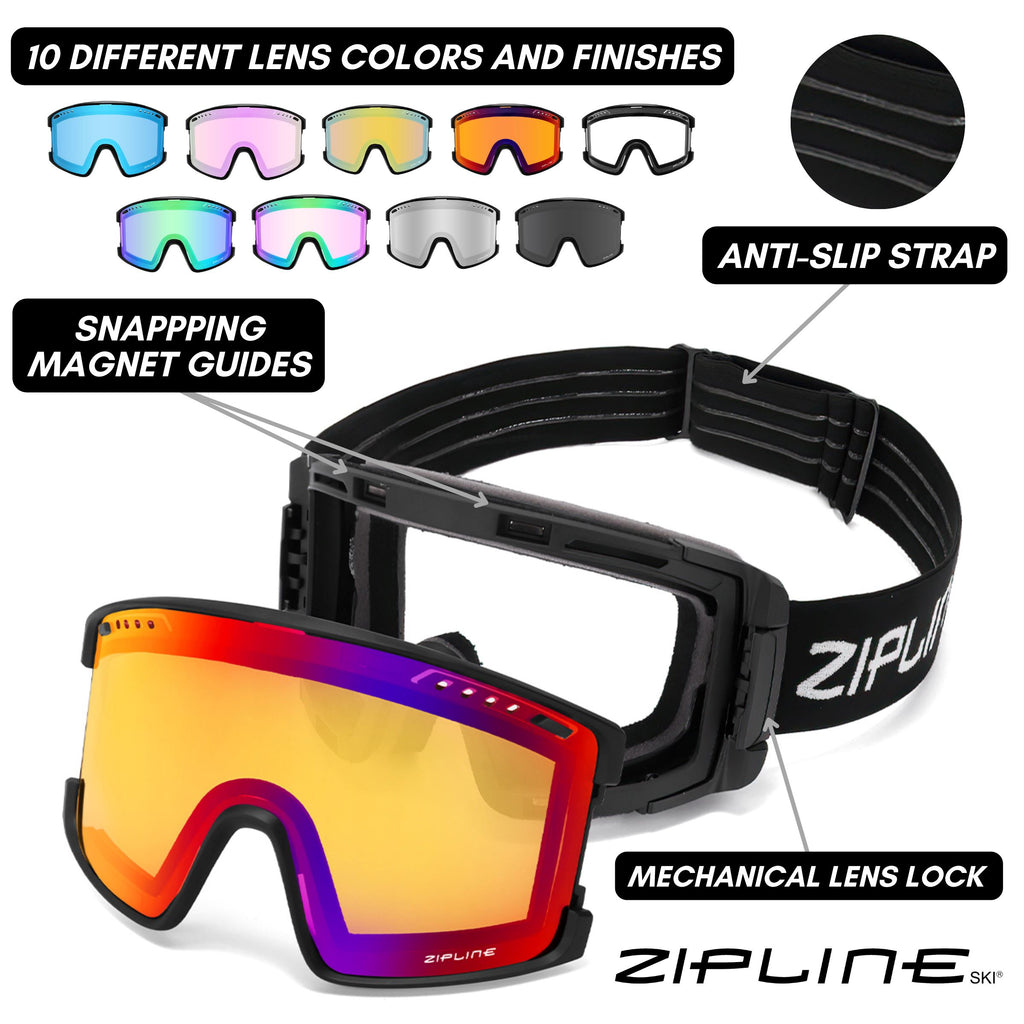 New Hybrid XT Goggles ZiplineSki 