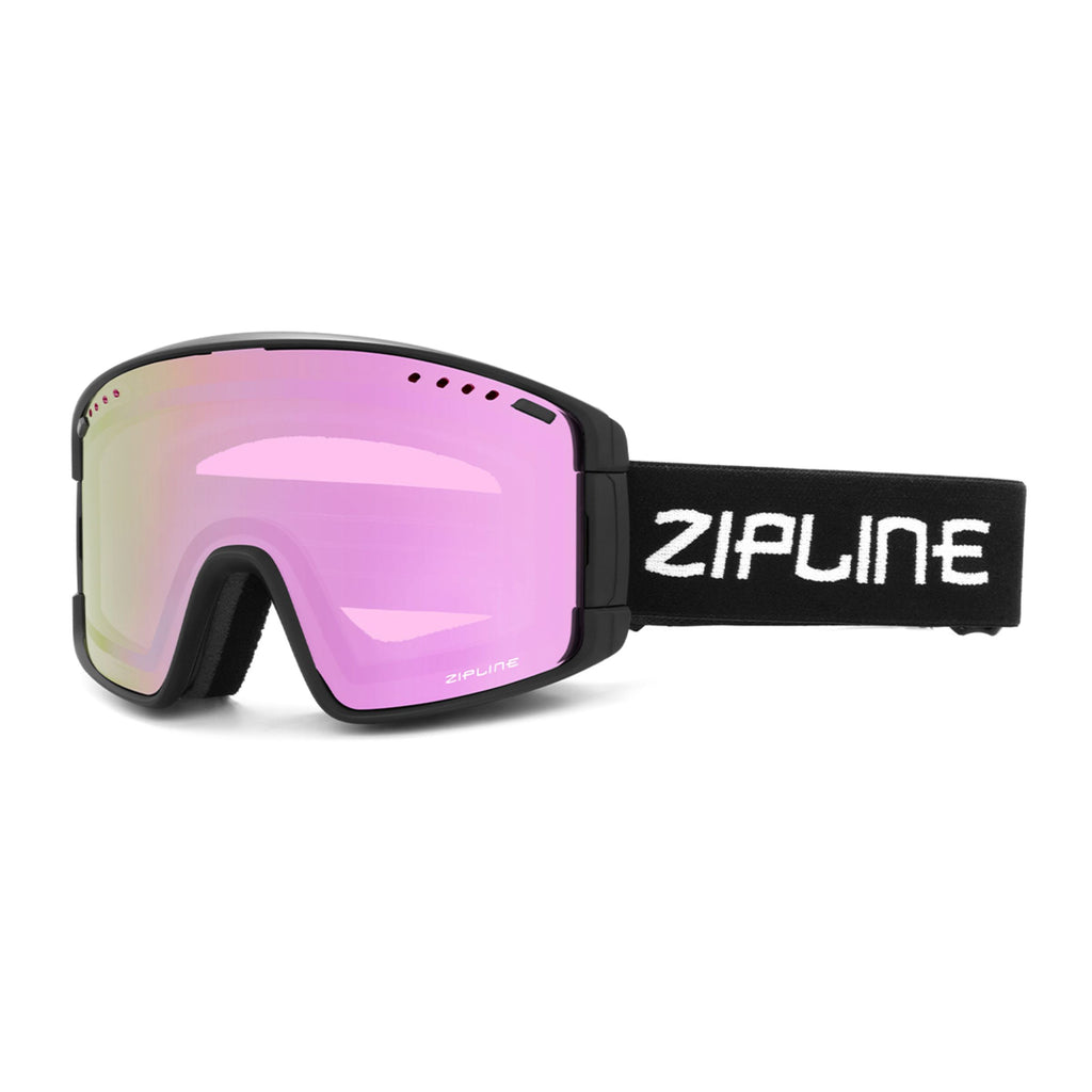 New Hybrid XT Goggles ZiplineSki Cherry Blossom - Rose Lens 