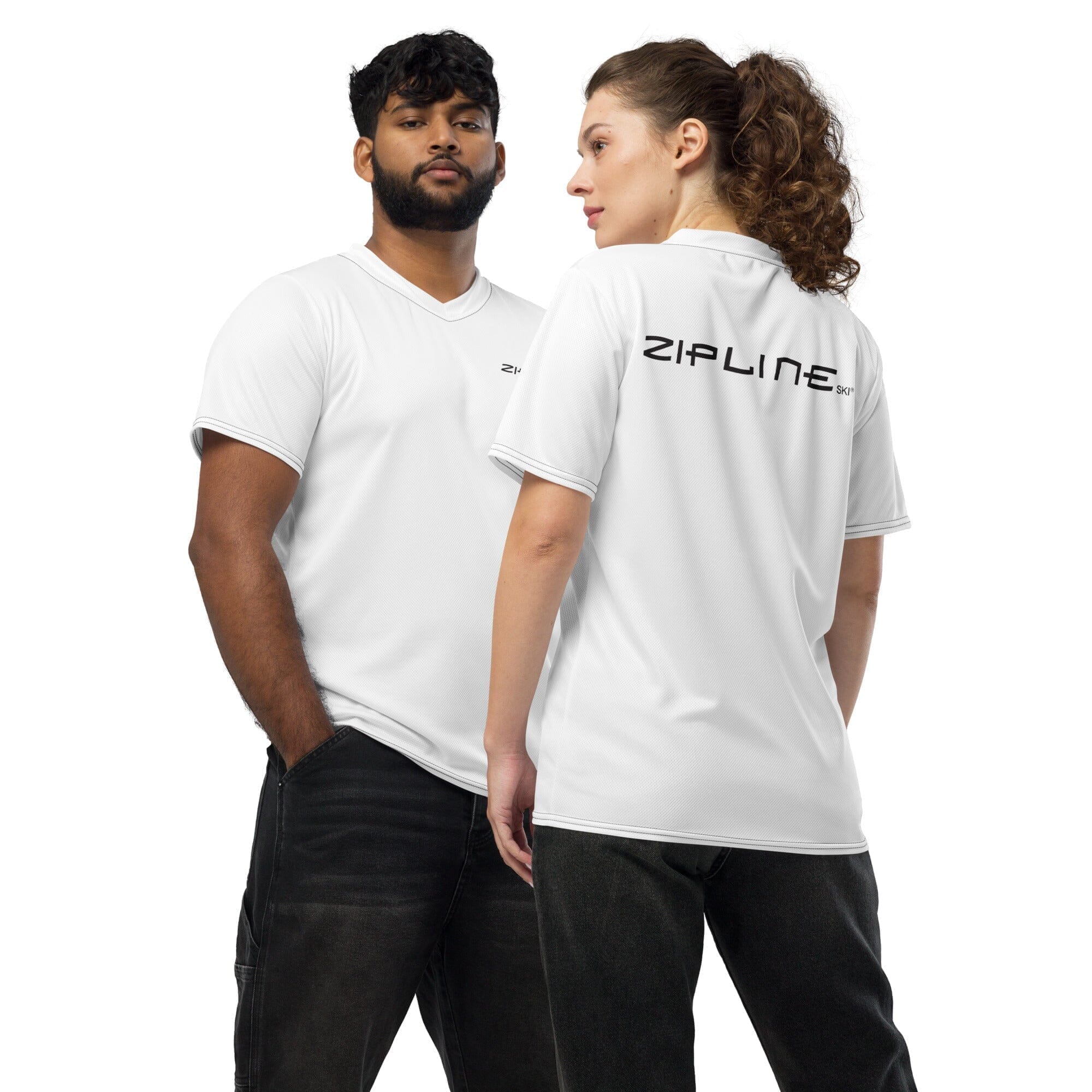 Zipline Recycled unisex sports jersey - ZiplineSki