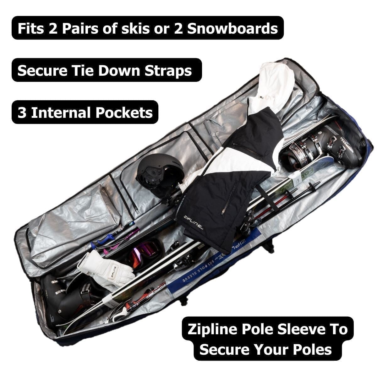 Zipline World Cup Ski Bag - ZiplineSki